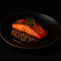 King Salmon Zalivka — Honey-Dill Glaze