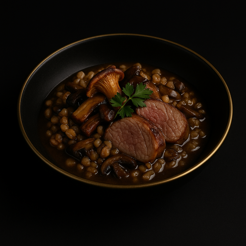 Mushroom & Barley “Kasha” Stew