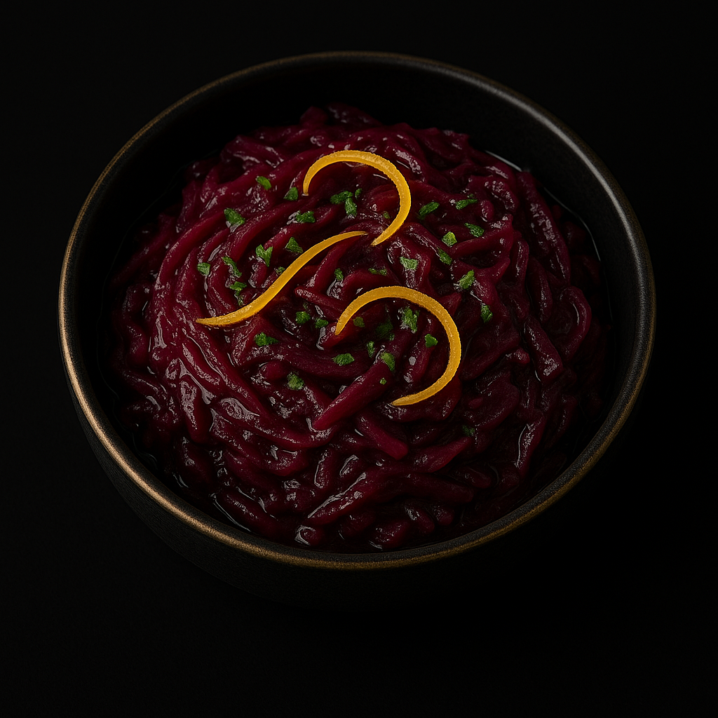 Preserved Lemon Braised Red Cabbage & Apple